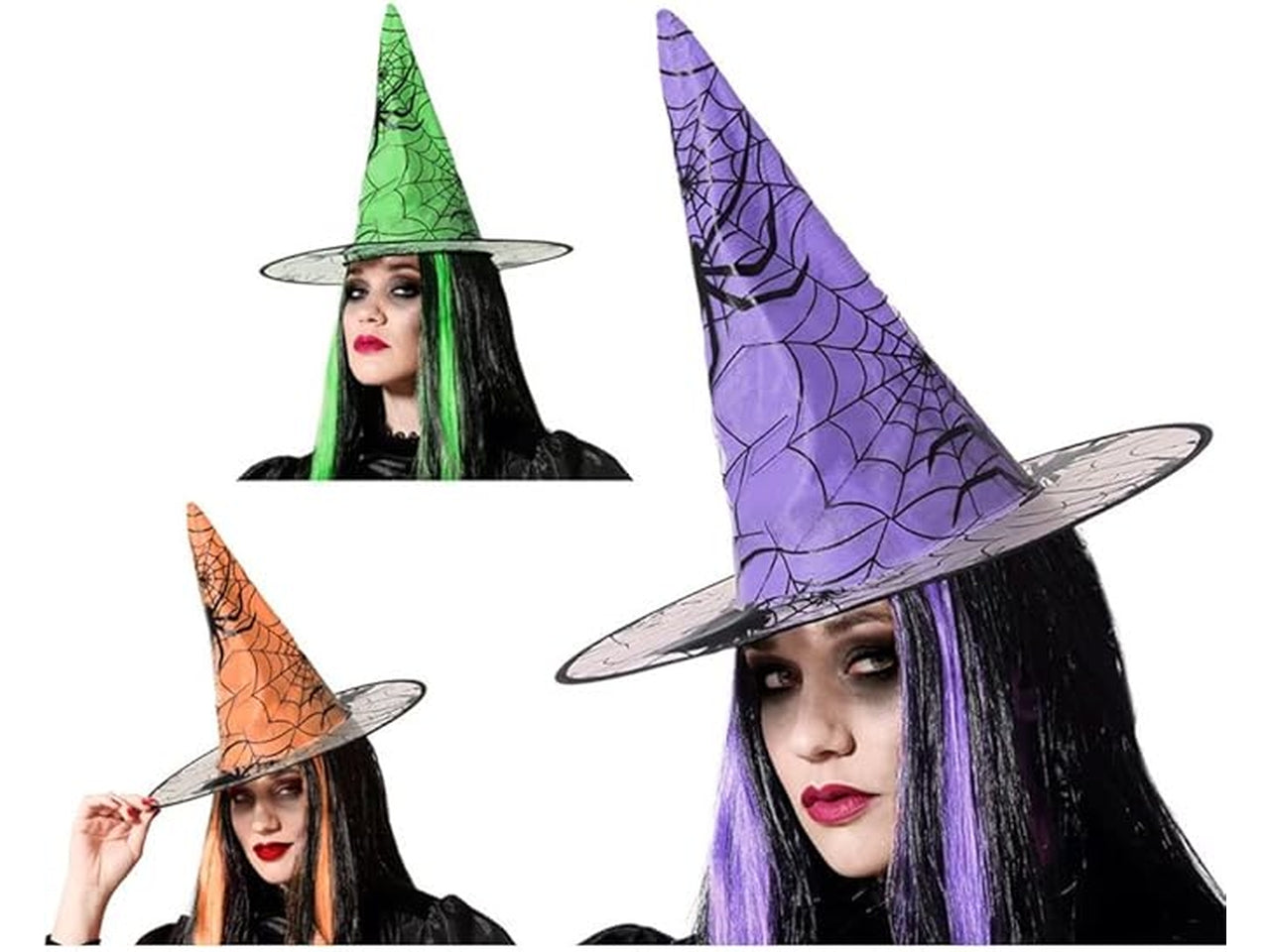 Cappello da strega ragnatela