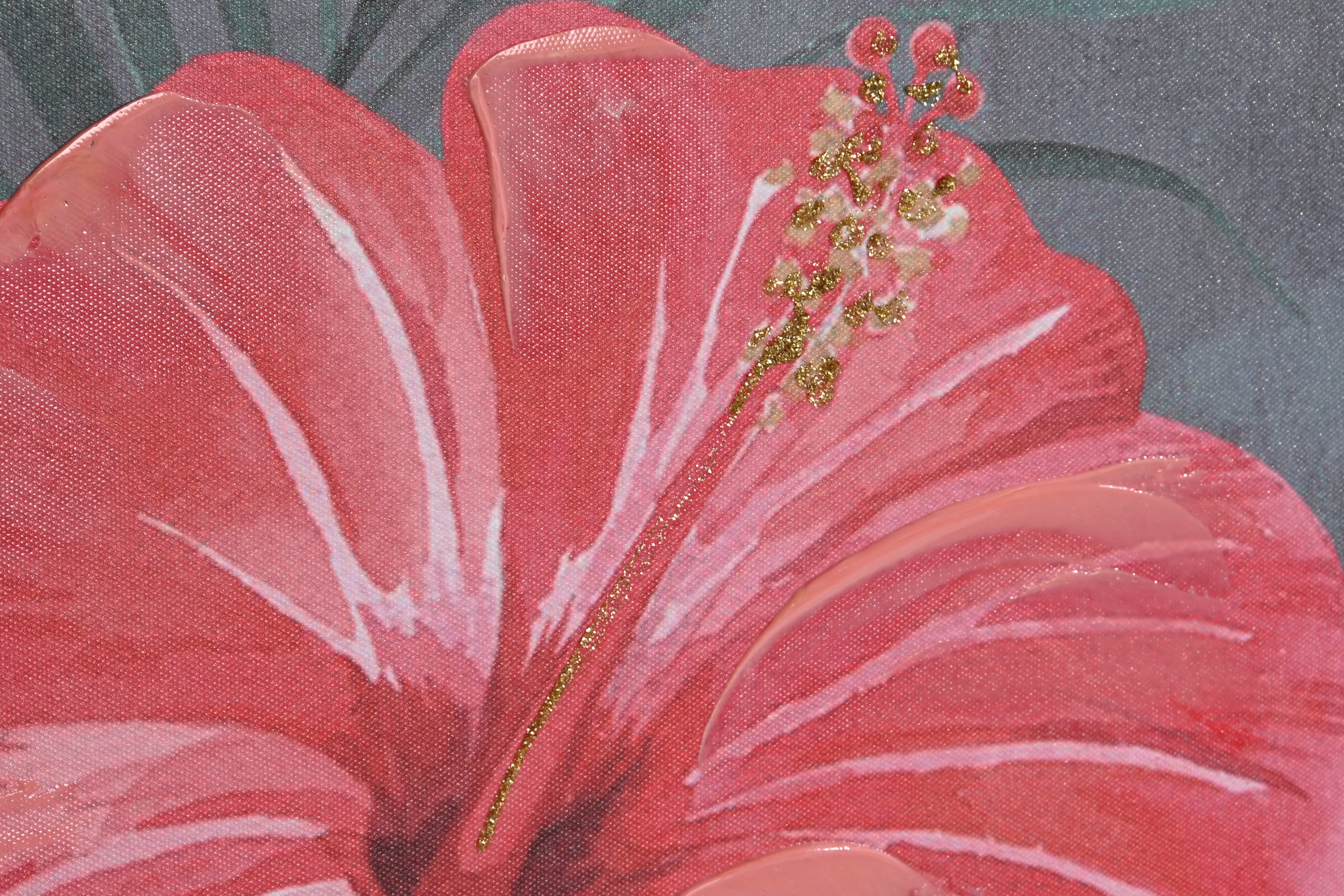 Quadro tela in mdf 60x2x60cm decoro fiori in 2 modelli assortiti