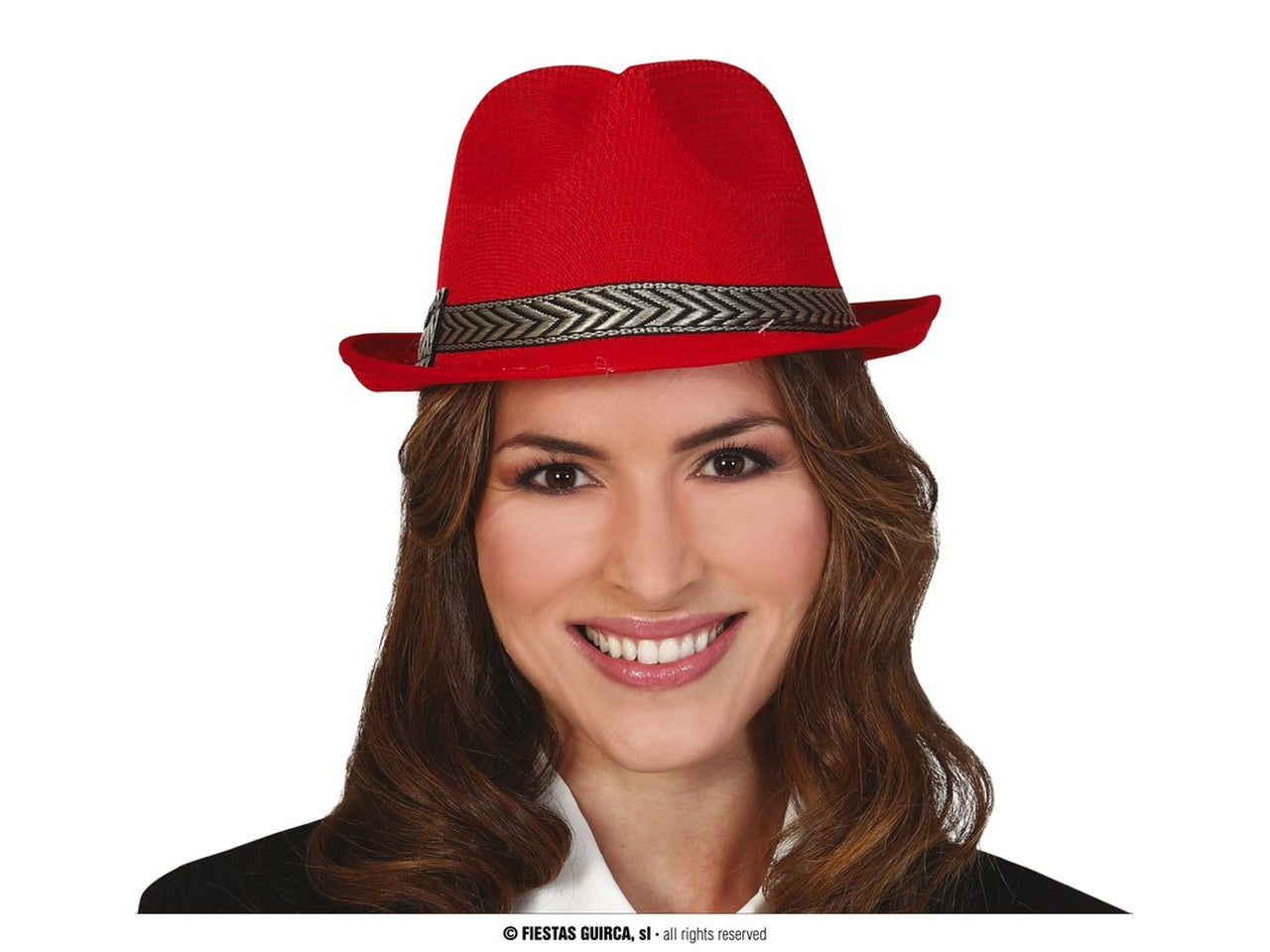 Cappello da gangster rosso
