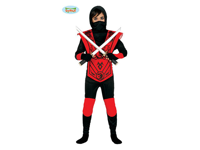 Costume da ninja rosso bambino taglia 7-9 anni