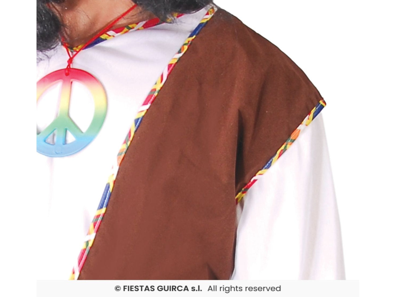 Costume hippie flower adulti 46-48 (s)