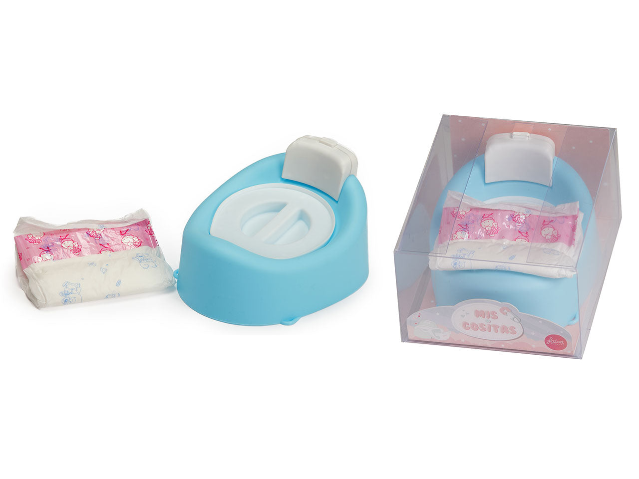 Vasino con suoni e pannolino