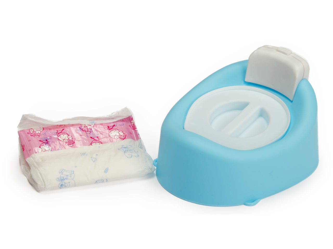 Vasino con suoni e pannolino