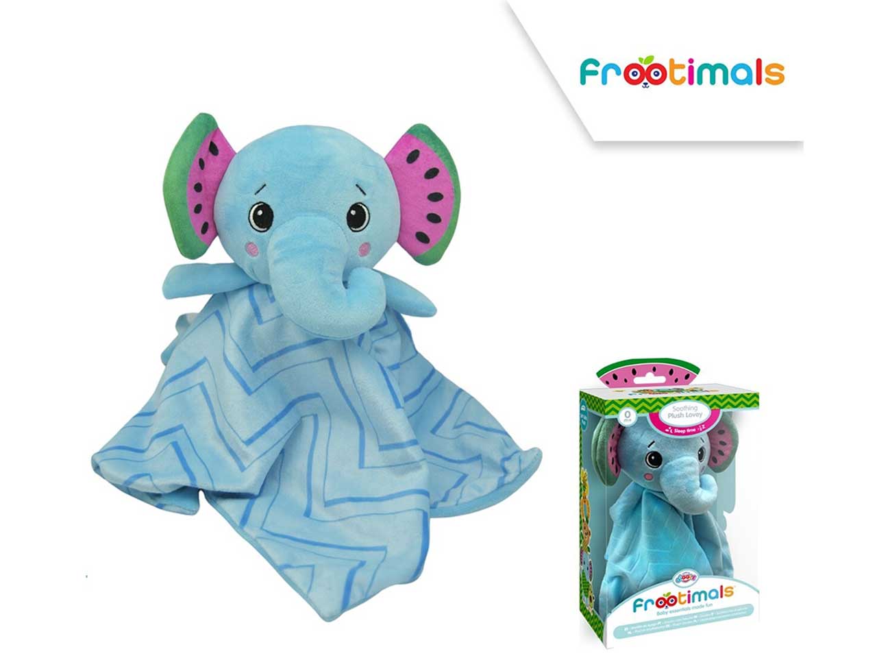 Copertina sonni tranquilli con peluche elefante