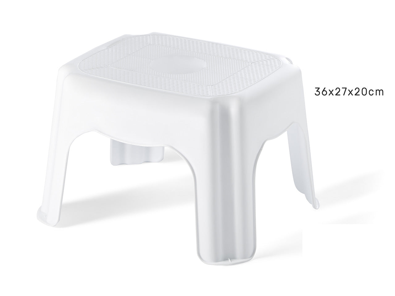 Sgabello colore bianco