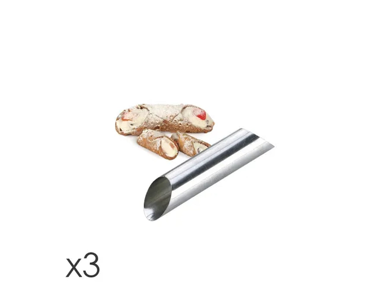 Stampo per Cannoli 3 pezzi 12 cm Tescoma Delicia