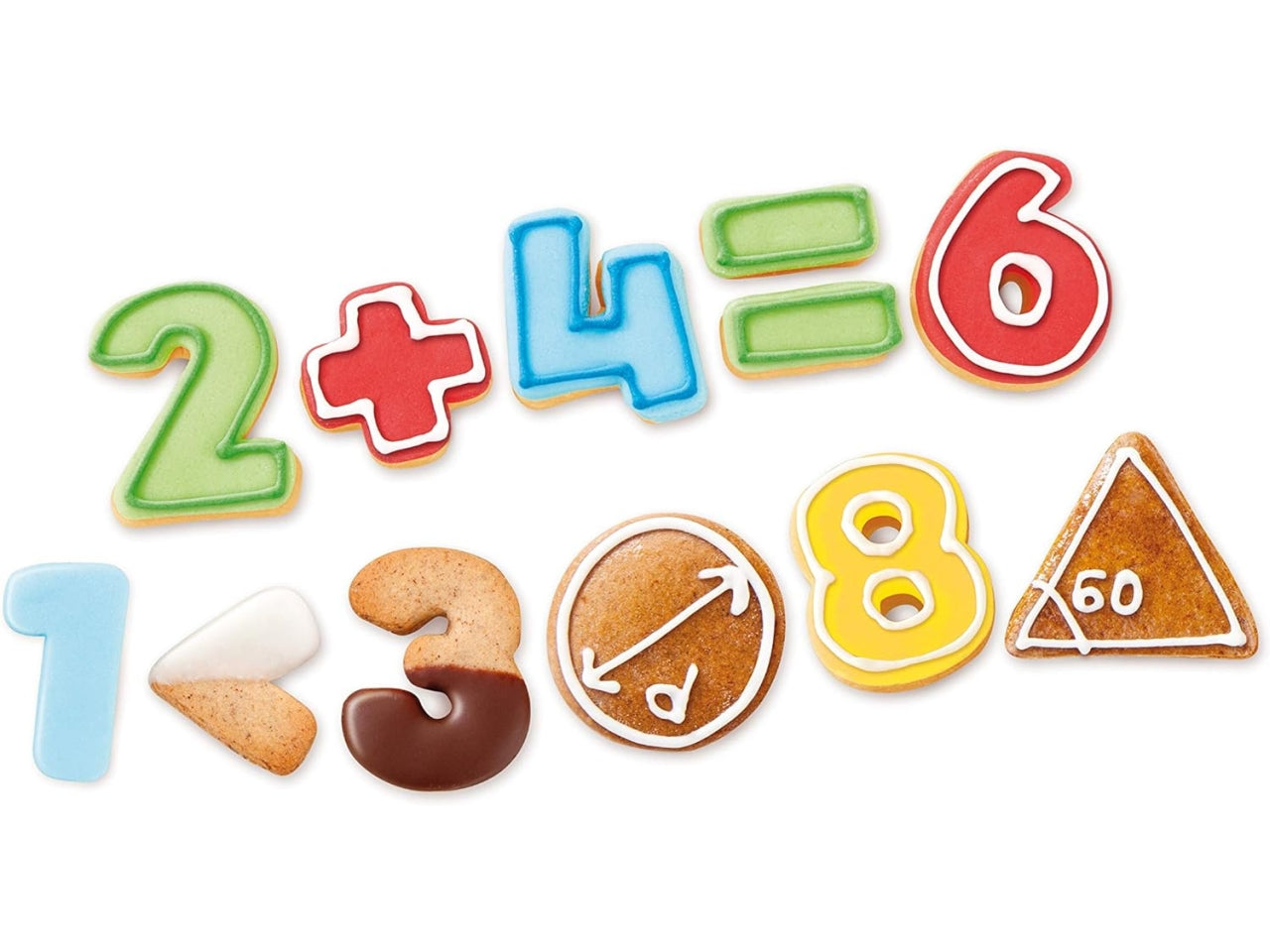 Formine per Biscotti a forma di lettere 21 pezzi 4 cm Tescoma