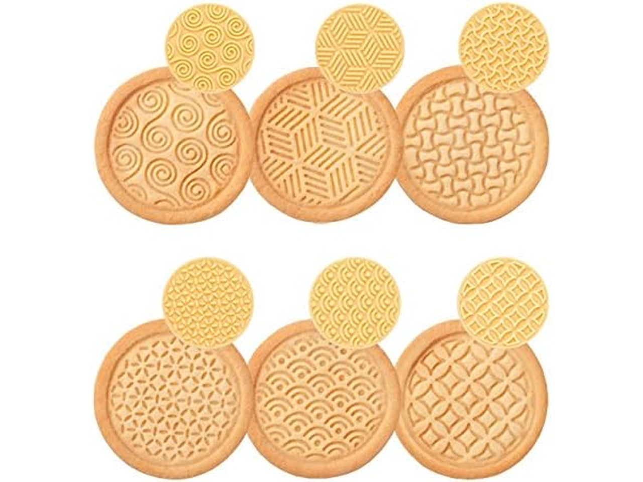 Timbro per Biscotti Tescoma Delicia 125 cm con 6 decori giallo