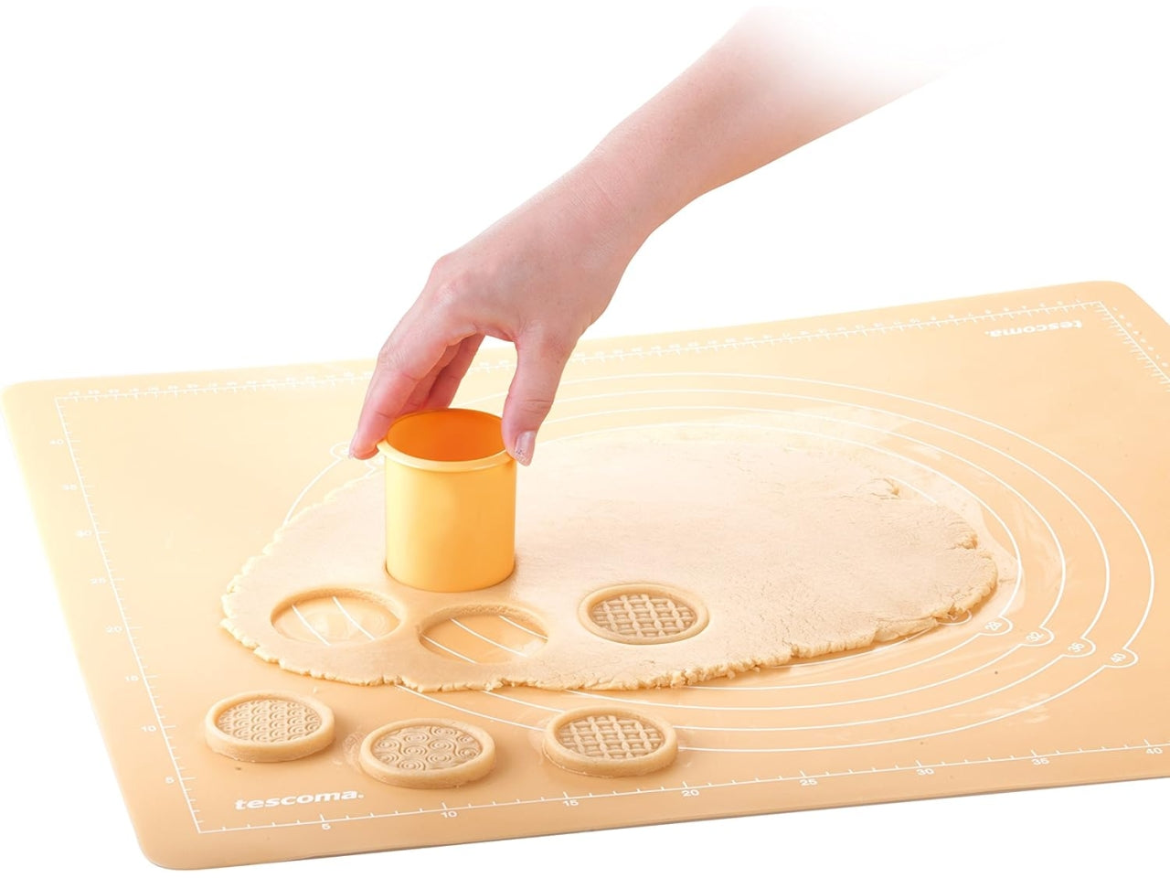 Timbro per Biscotti Tescoma Delicia 125 cm con 6 decori giallo