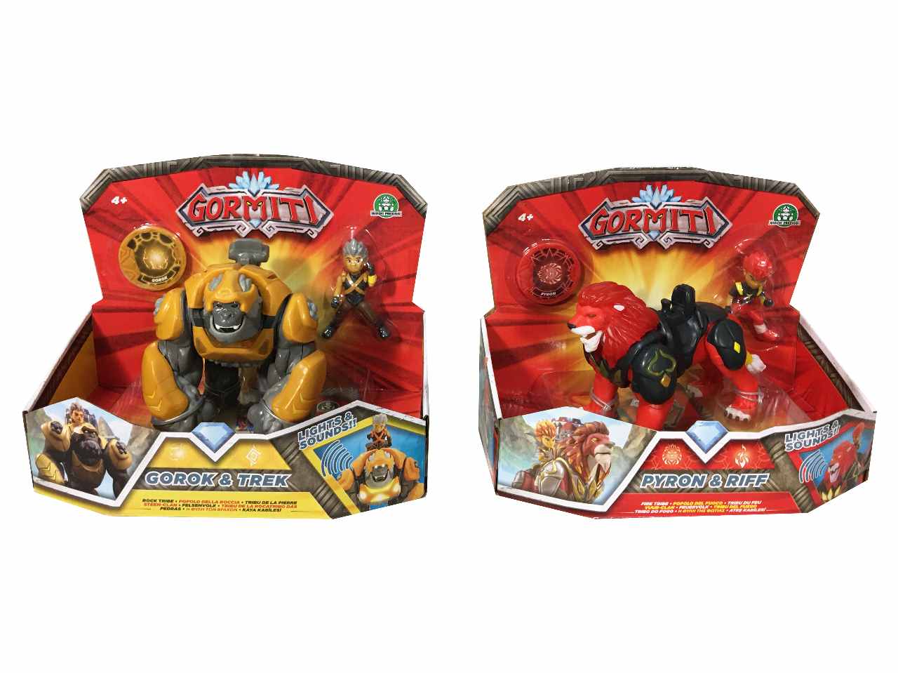 Gormiti personaggio c/leone/gorilla f2602