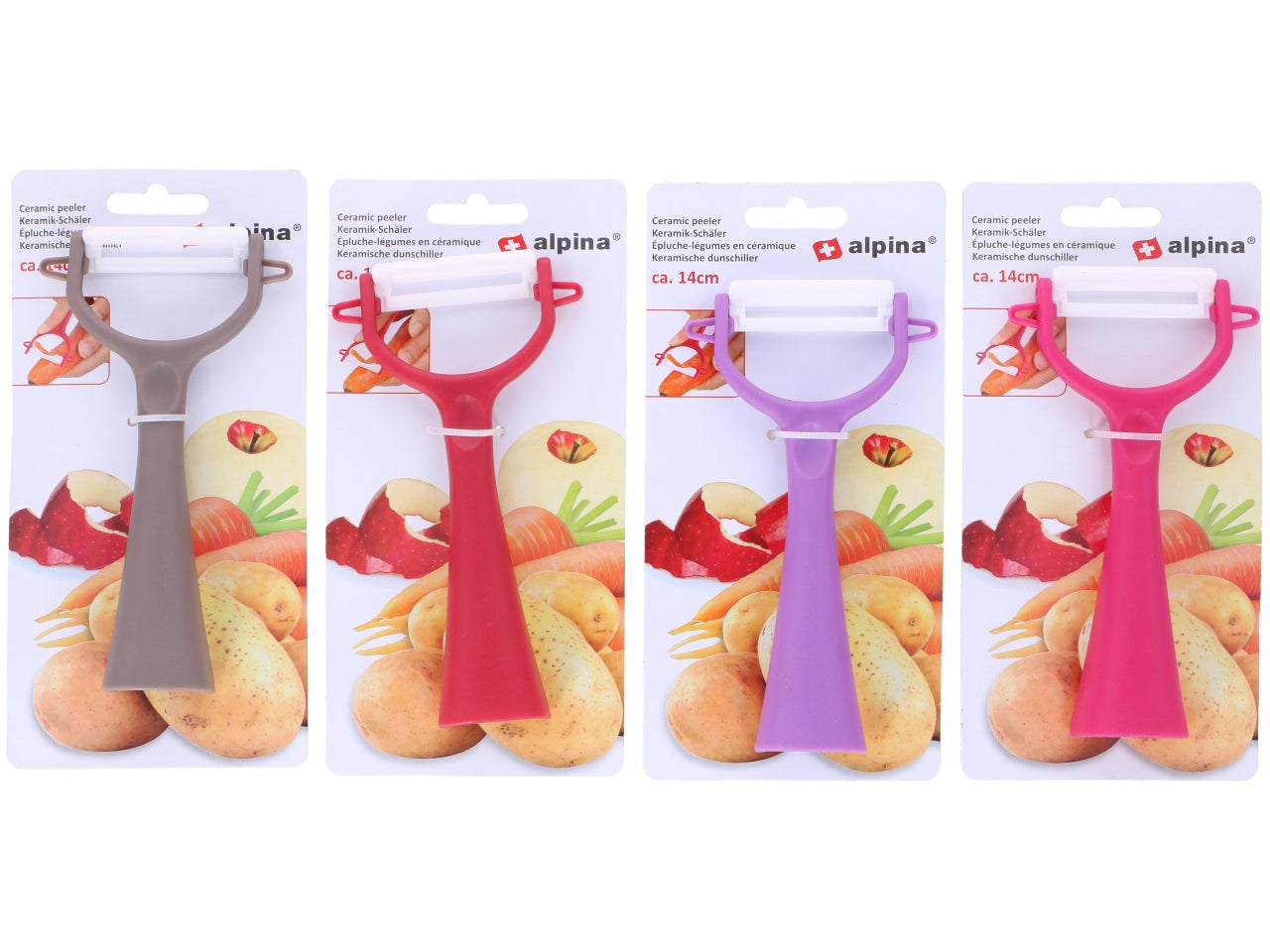 Pelapatate lama in ceramica 14cm