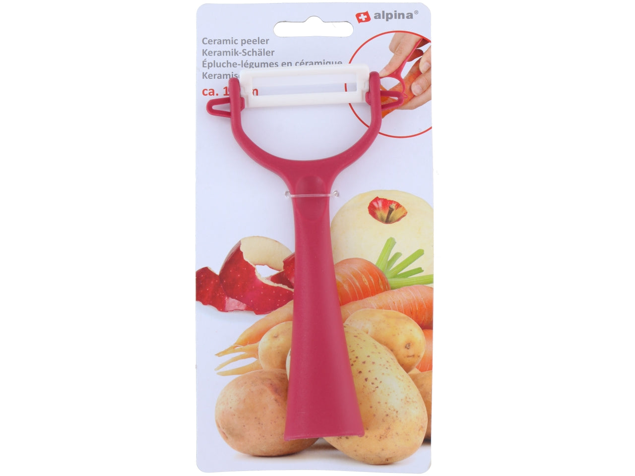 Pelapatate lama in ceramica 14cm