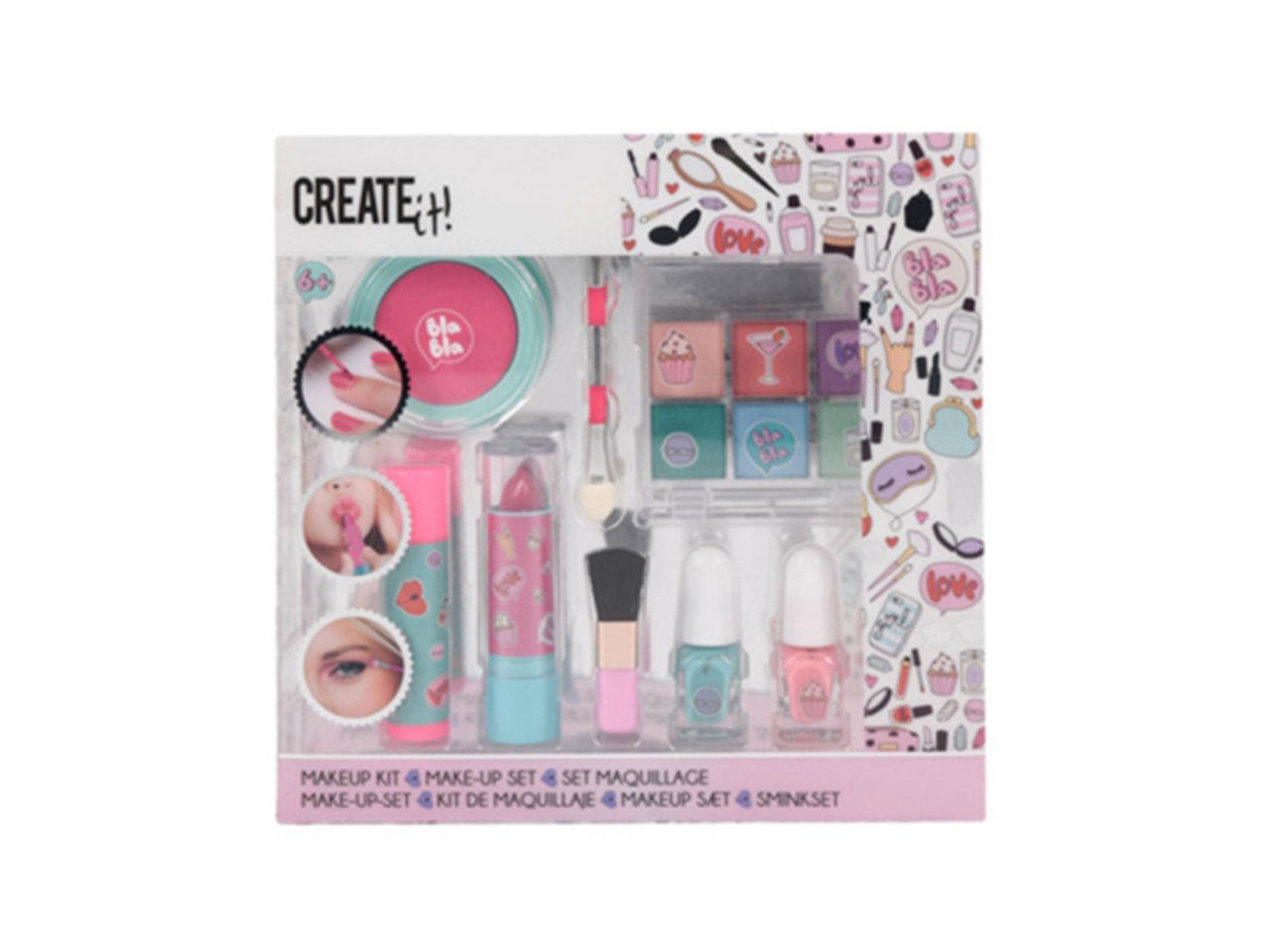 Create it! set ombretti e smalti pink