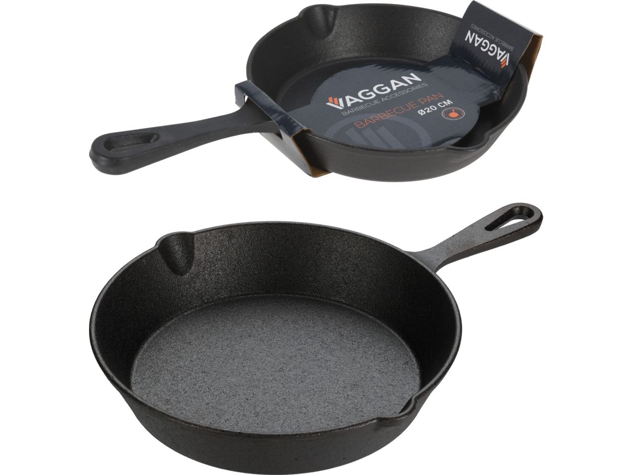 Padella bbq in ghisa 20cm