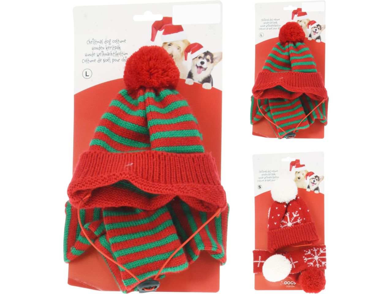 Vestito di natale per cani in 2 assortimenti