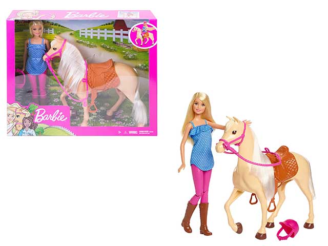 Barbie e il suo cavallo fxh13