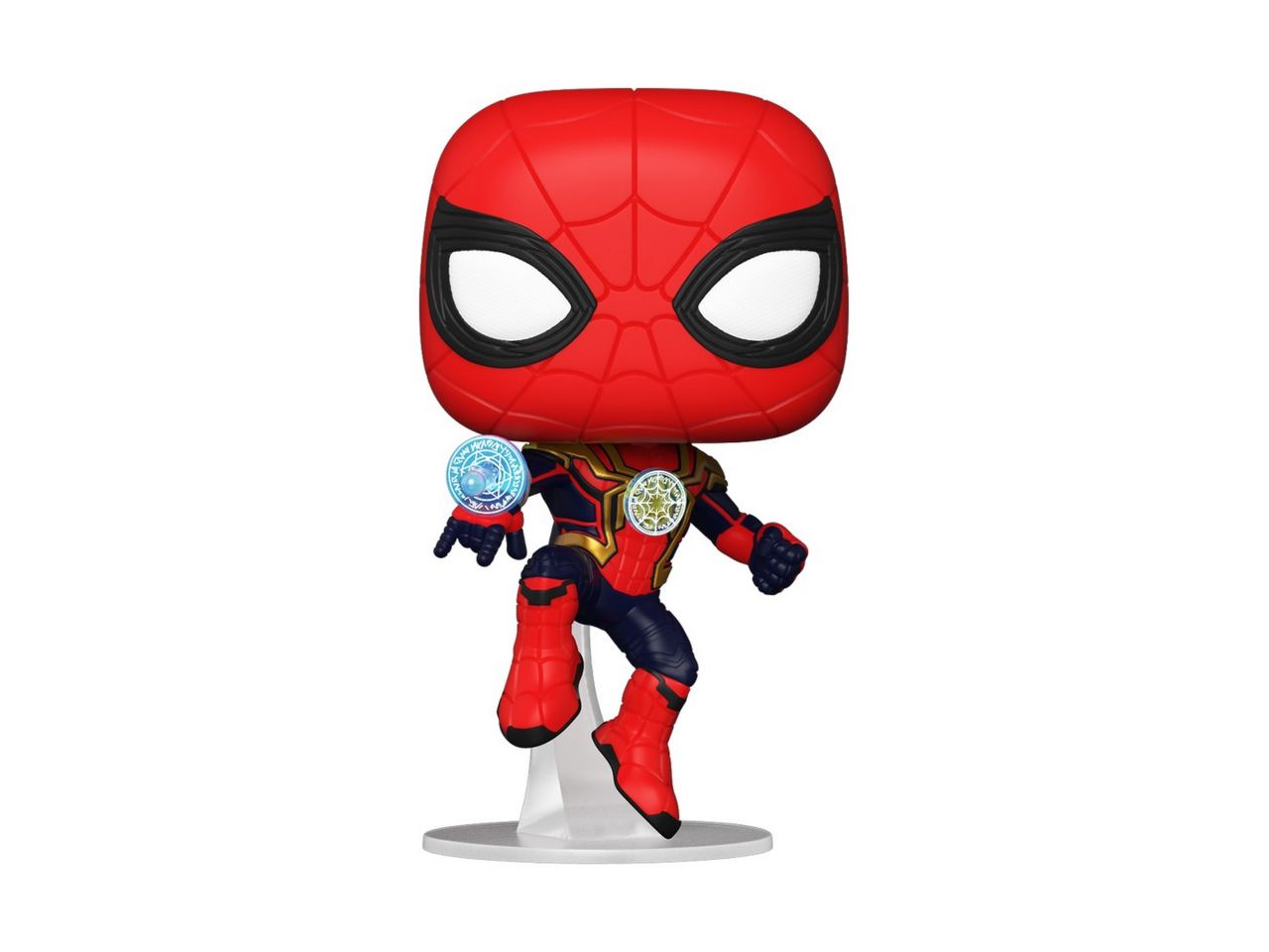Funko pop! marvel spiderman no way home - spider-man h.9,5cm con tuta integrata