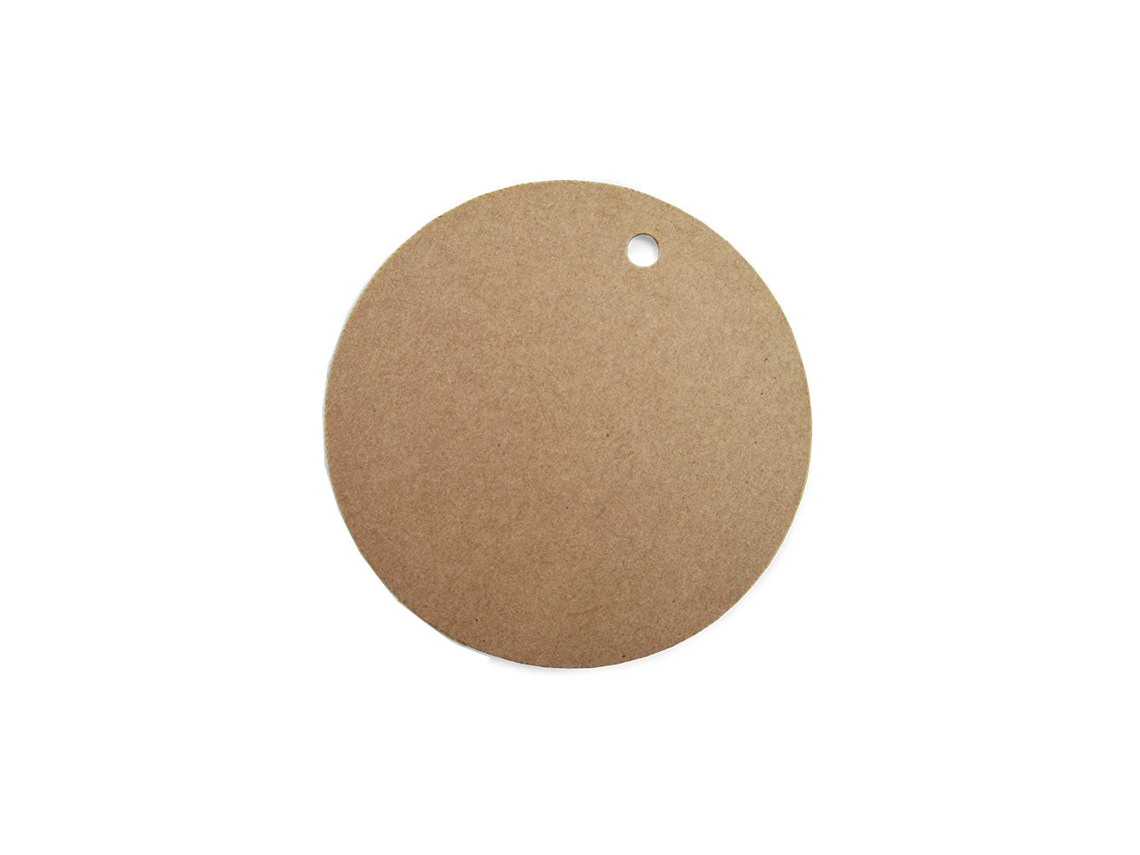 Pendaglio chiudipacco rotondo - misura d.80mm serie natural - la conferzione comprende 50 pendagli