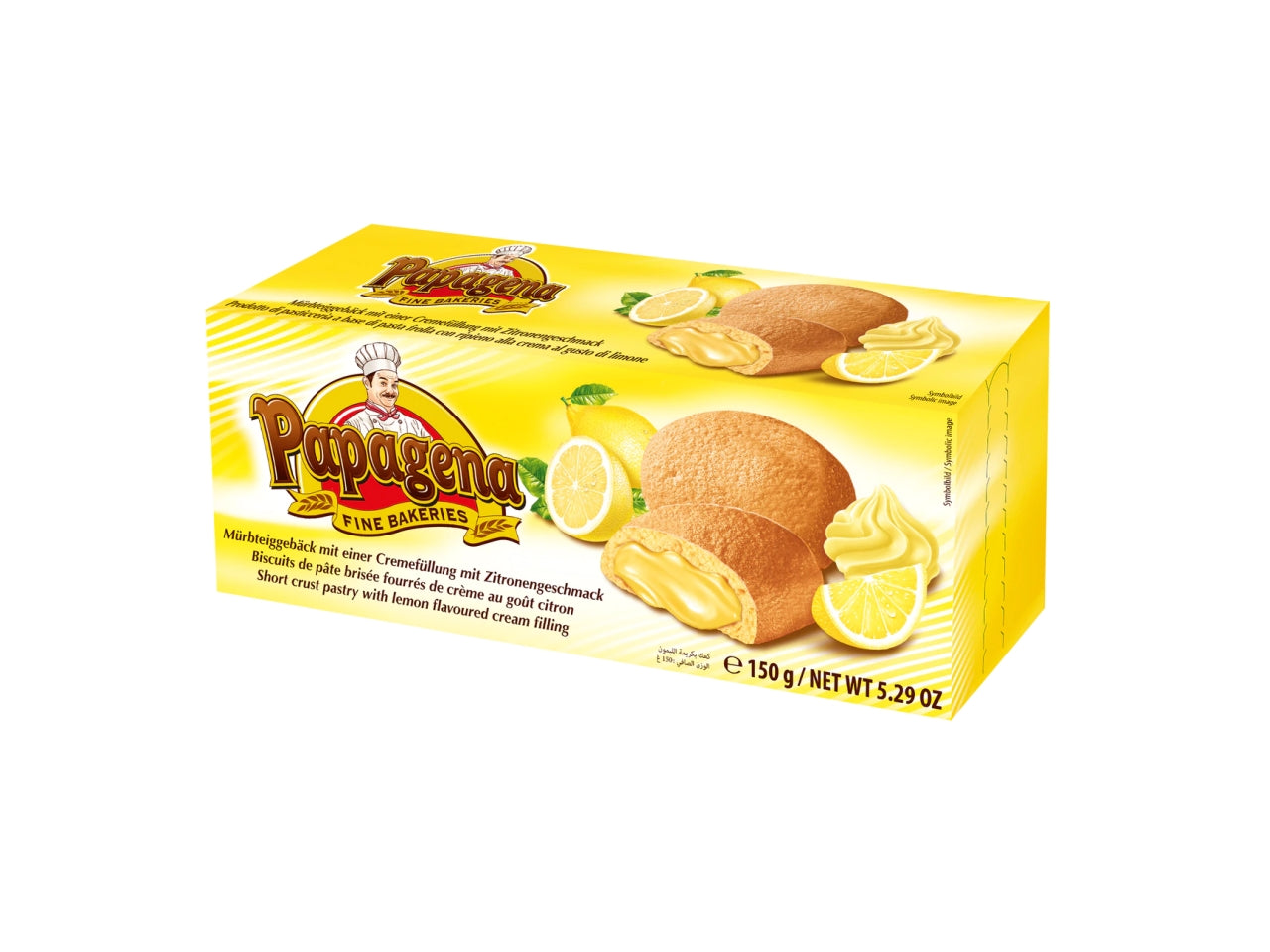 Biscotti con ripieno crema di limone 150gr