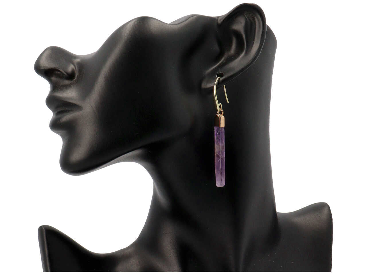 Orecchini in metallo piu' pietra