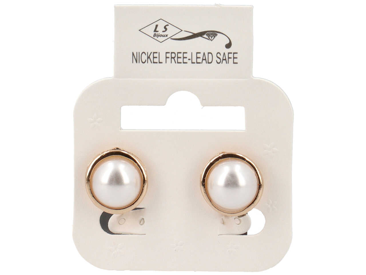 Orecchini in lega di zinco e acrilico