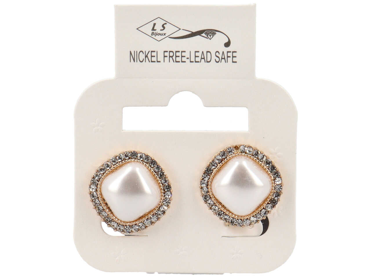 Orecchini in lega di zinco e acrilico