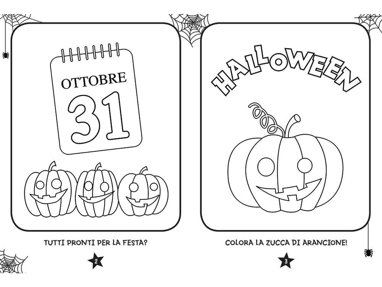 Libro halloween albo color