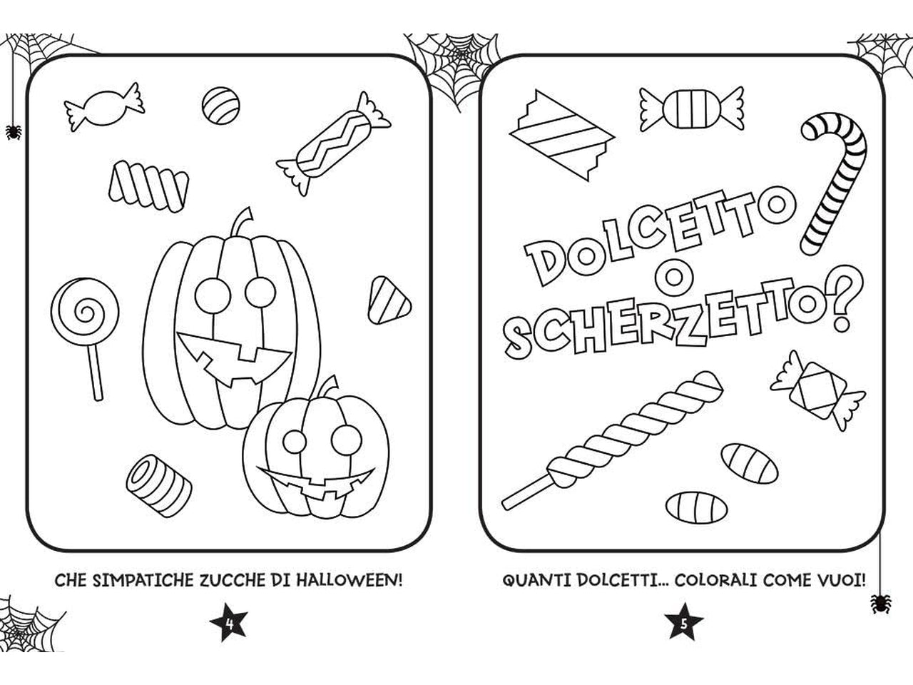 Libro halloween albo color