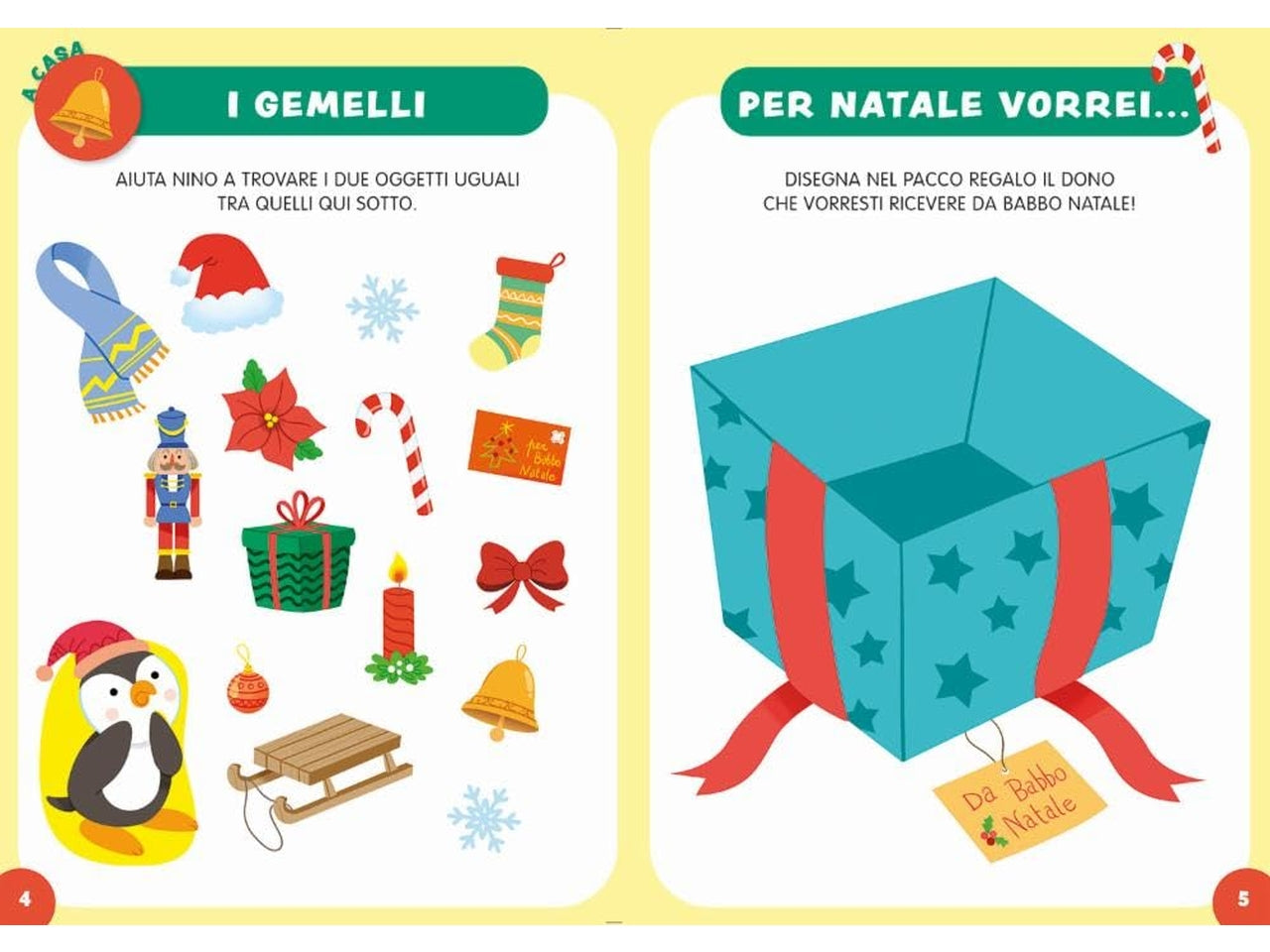 Libro tanti giochi e passatempi di natale