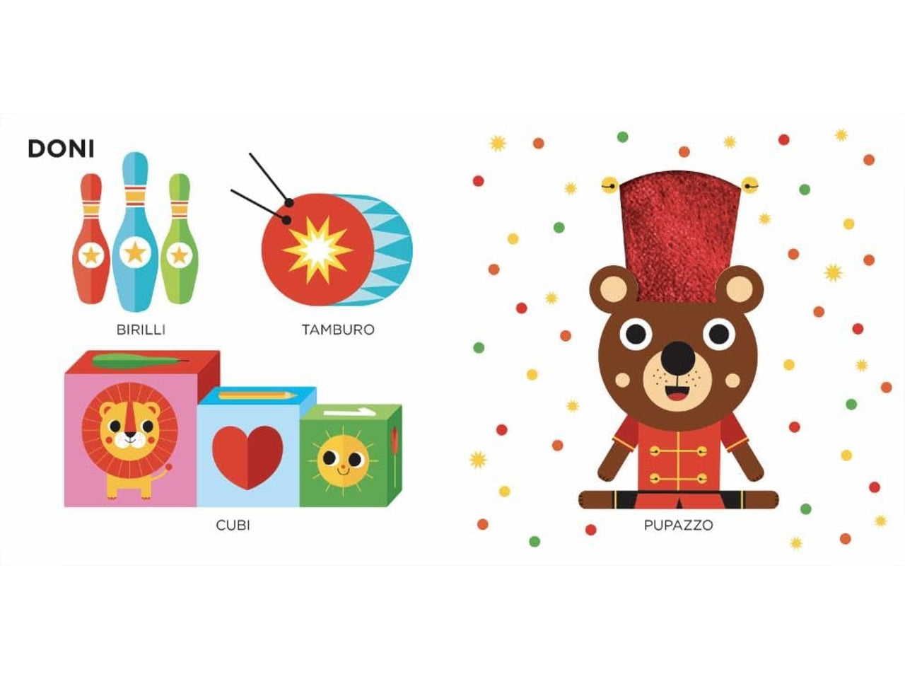 Libro natale i tattilini