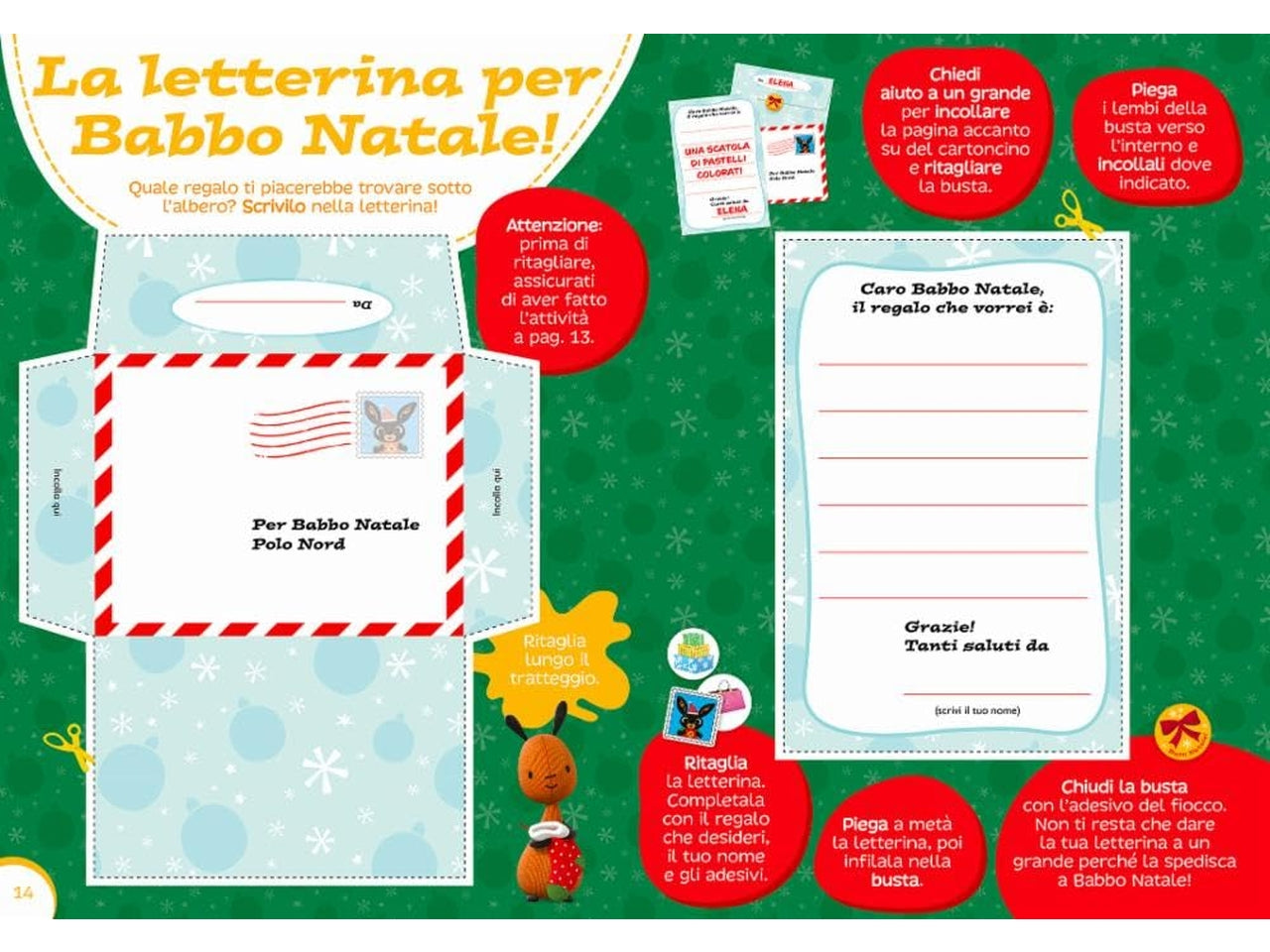 Libro bing activity + gadget natale