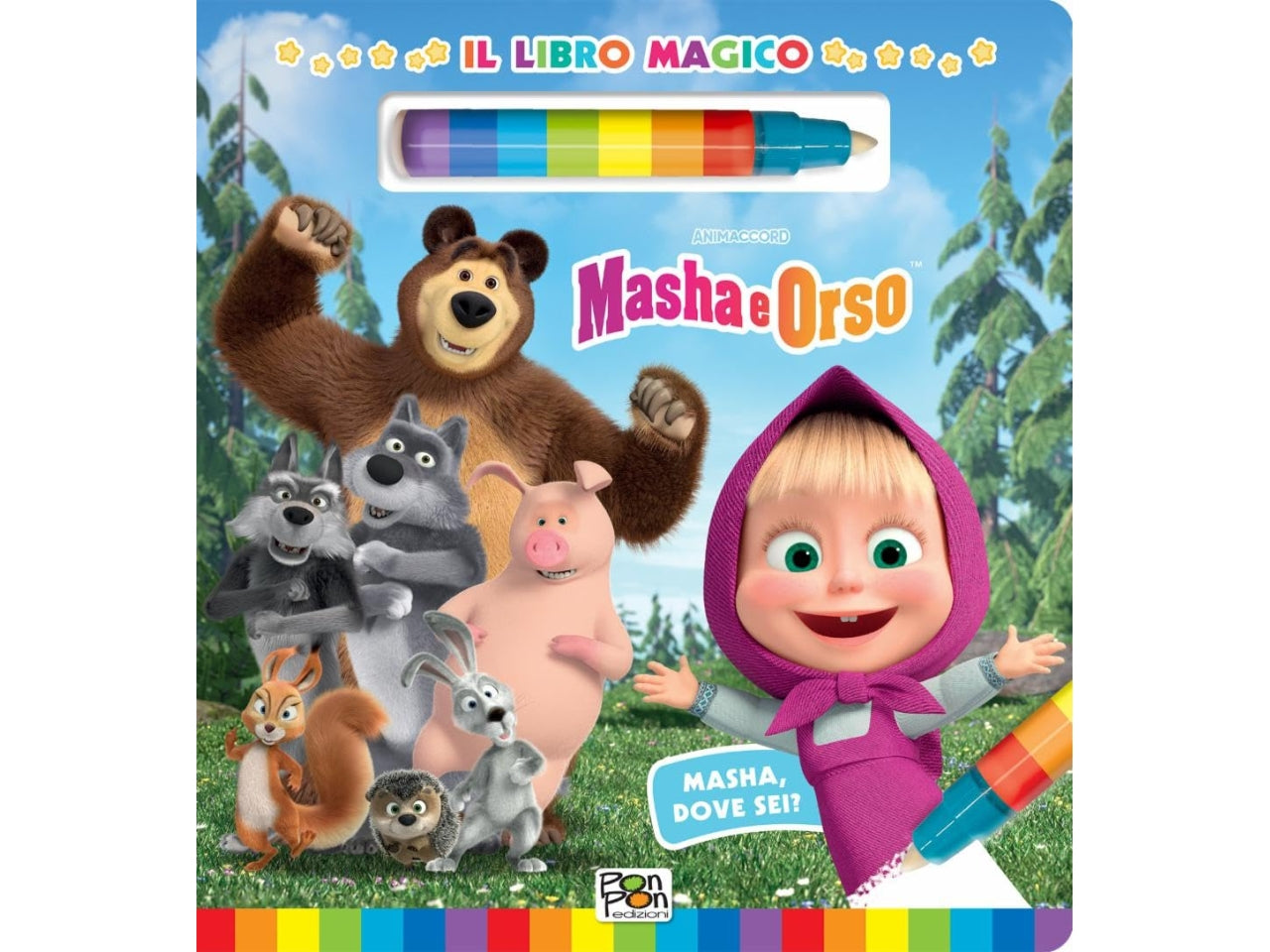 Libro libro magico masha, dove sei?