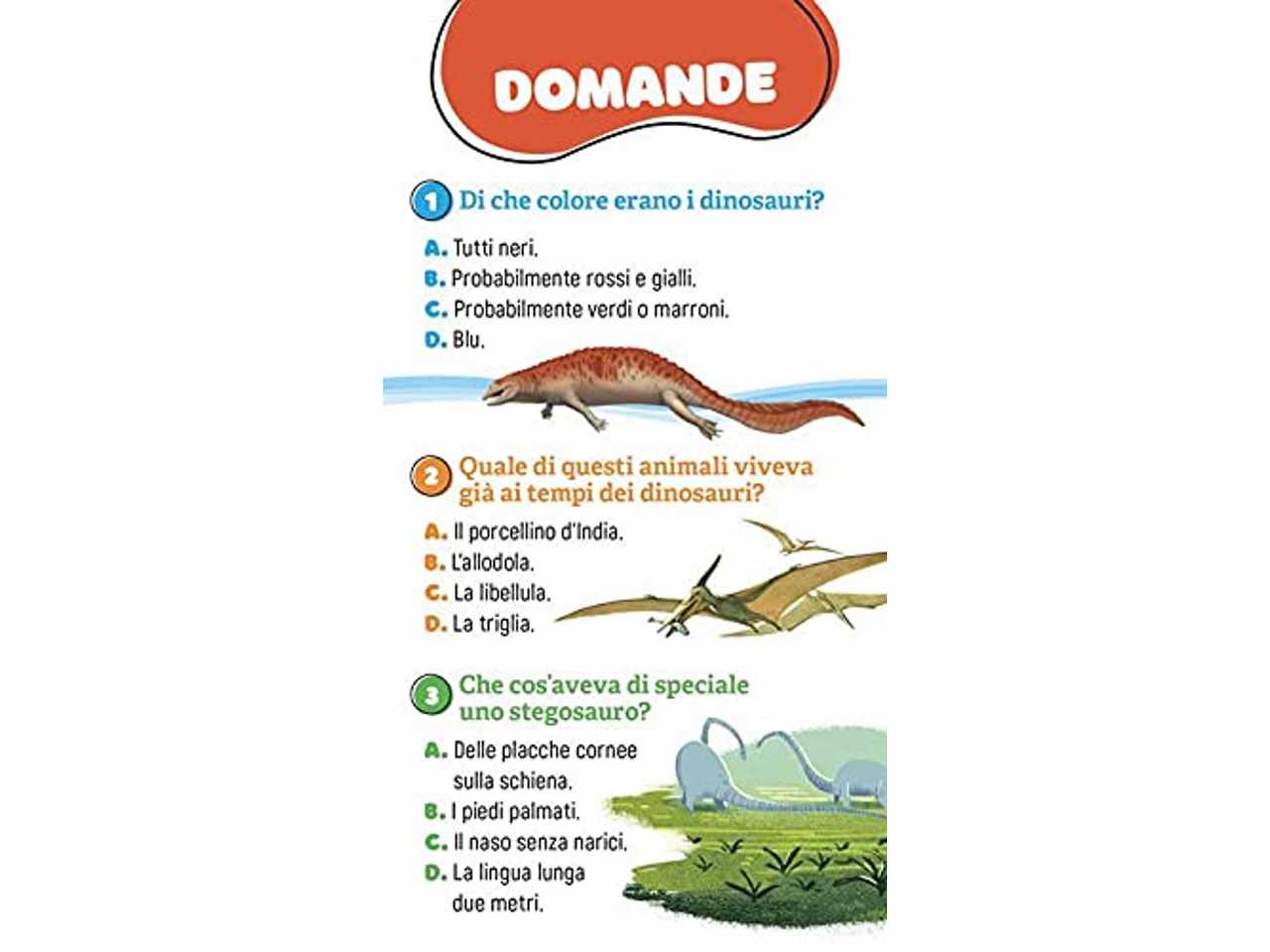 Libro 120 quiz sui dinosauri