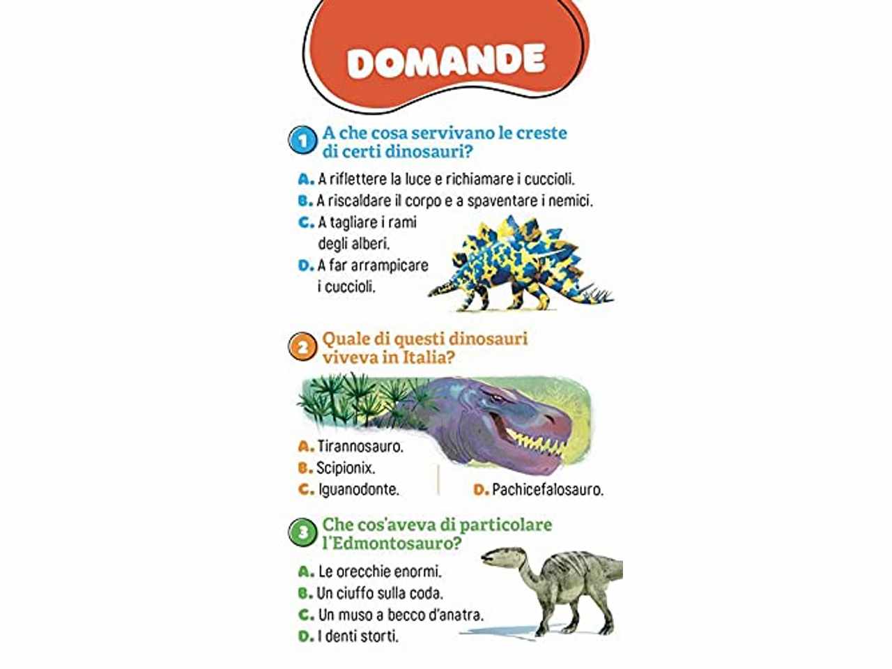 Libro 120 quiz sui dinosauri