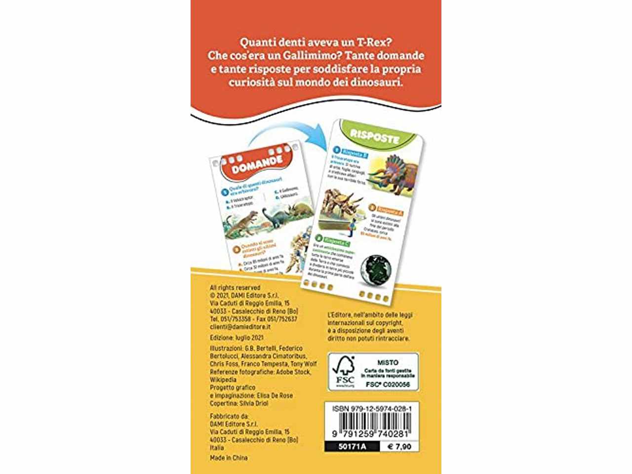 Libro 120 quiz sui dinosauri