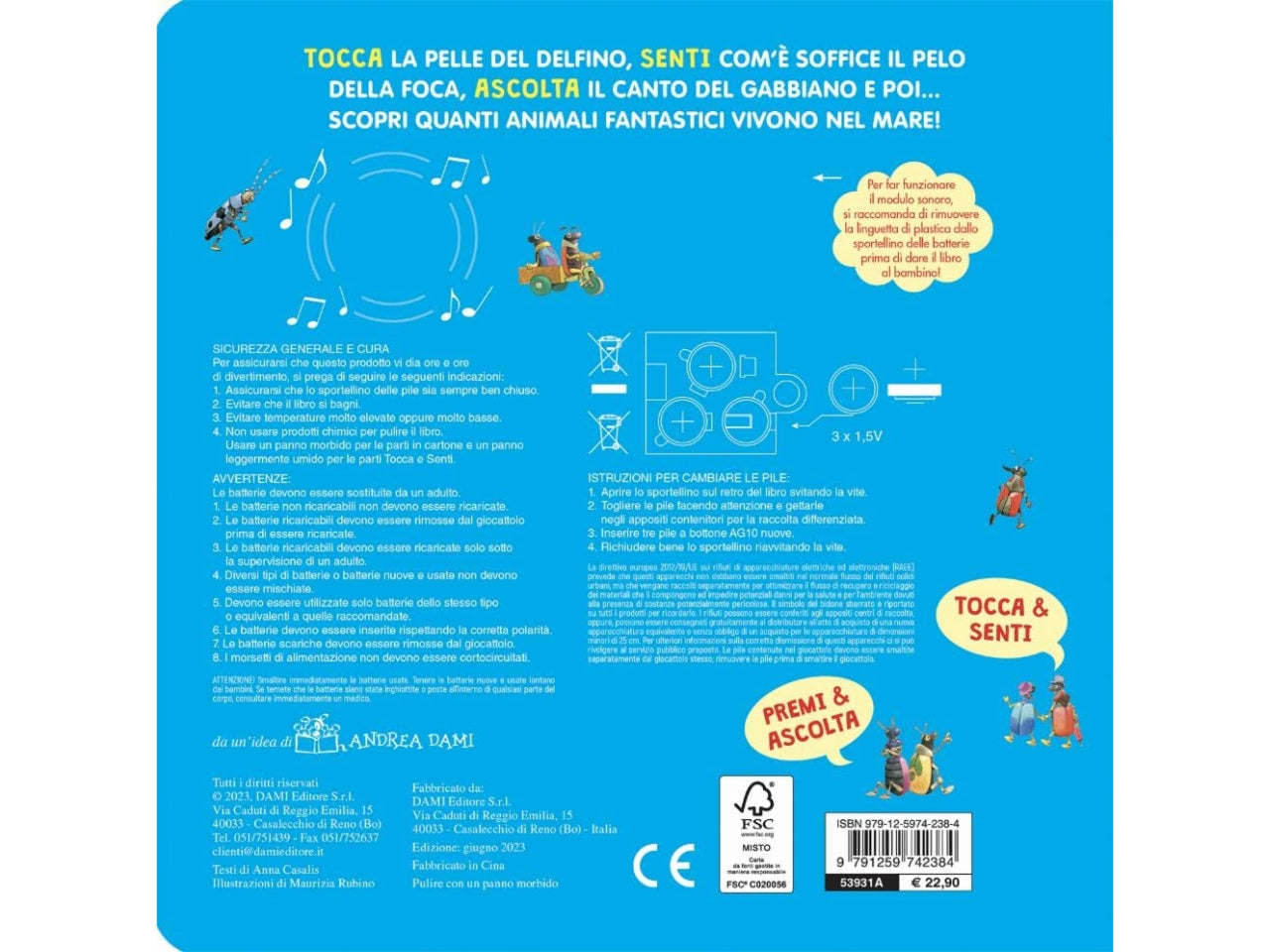 Libro animali del mare