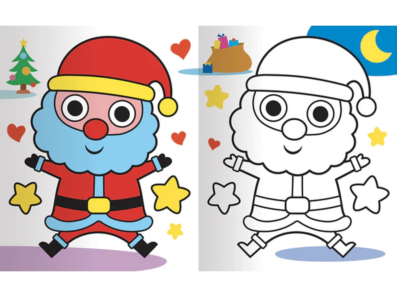 Libro colorare il natale