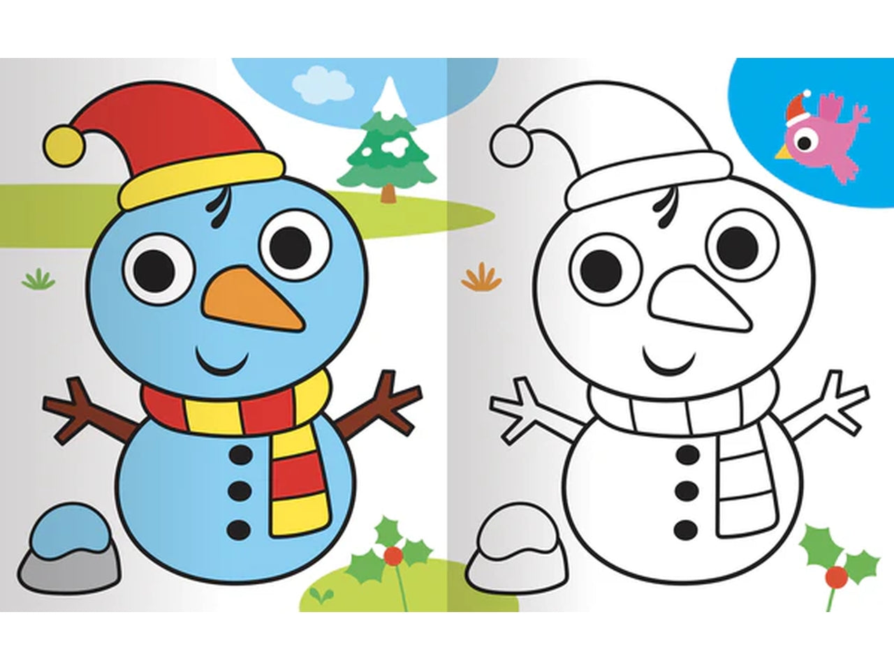 Libro colorare il natale