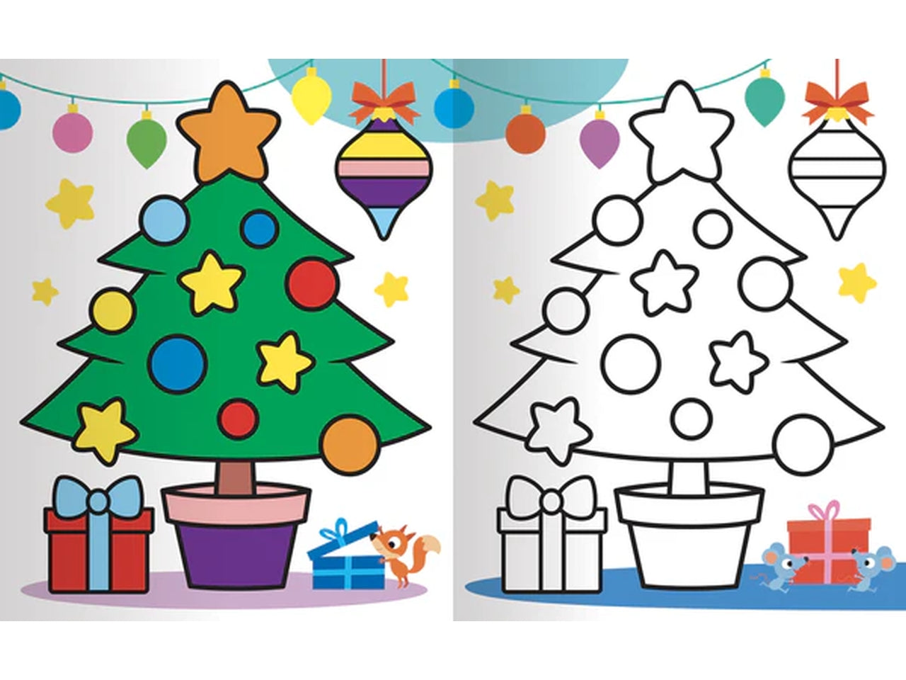 Libro colorare il natale