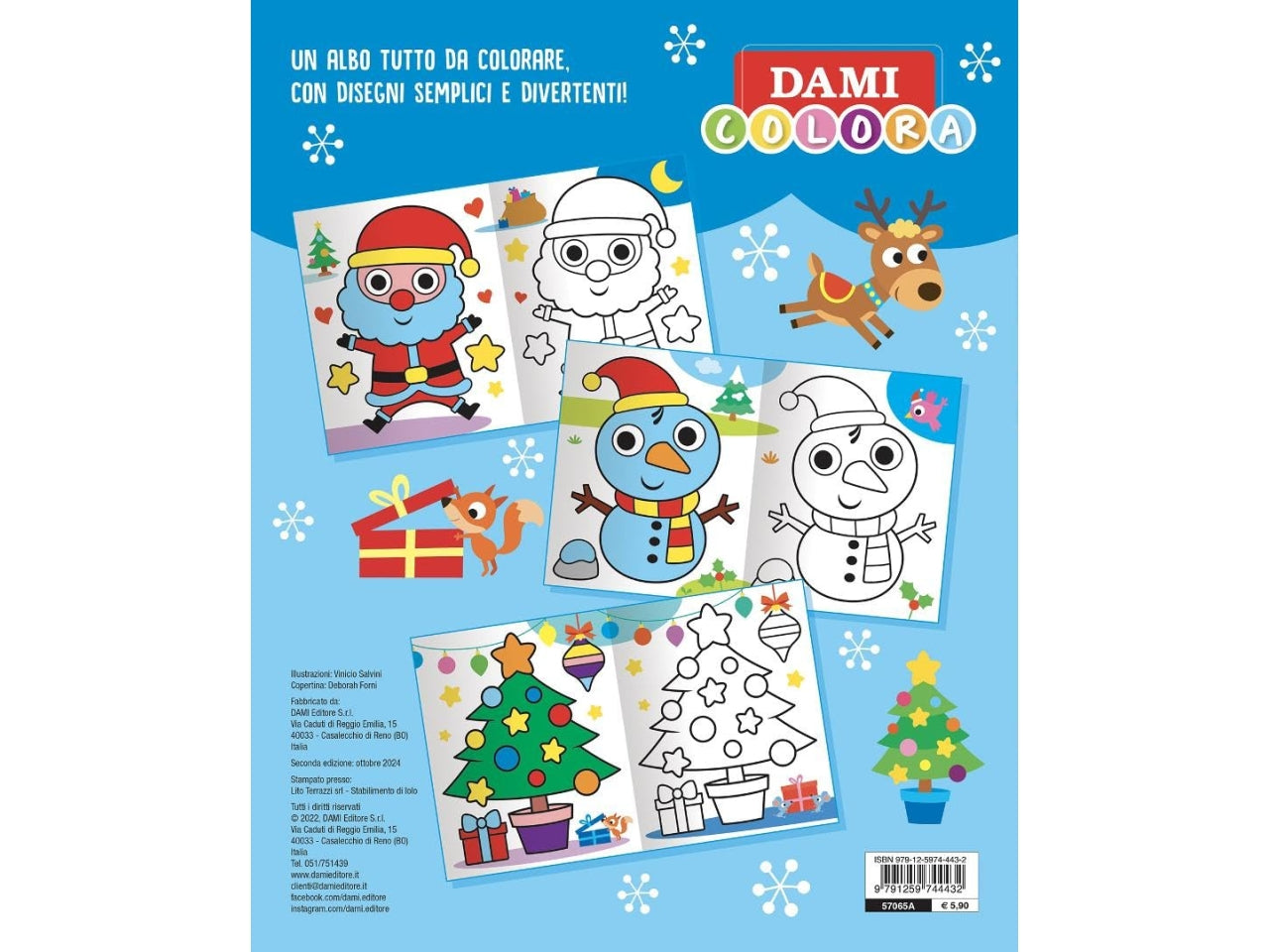 Libro colorare il natale