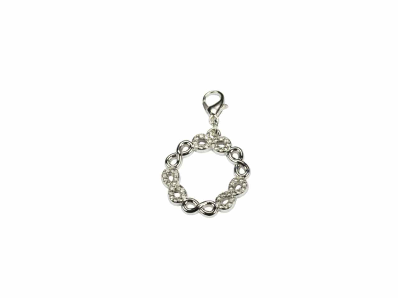 Charms infinito con strass