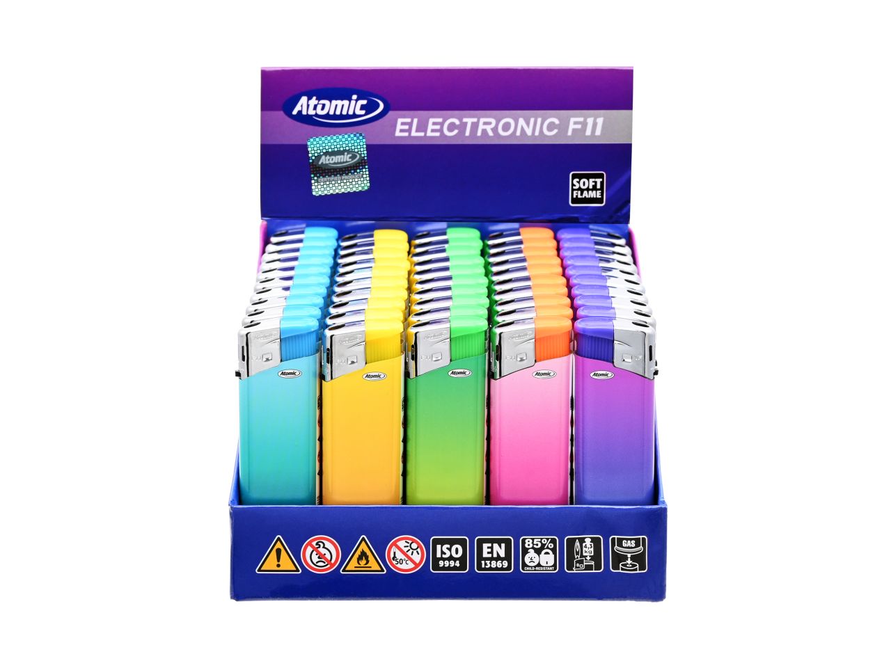 Accendino 50 pezzi electronic lighter f11