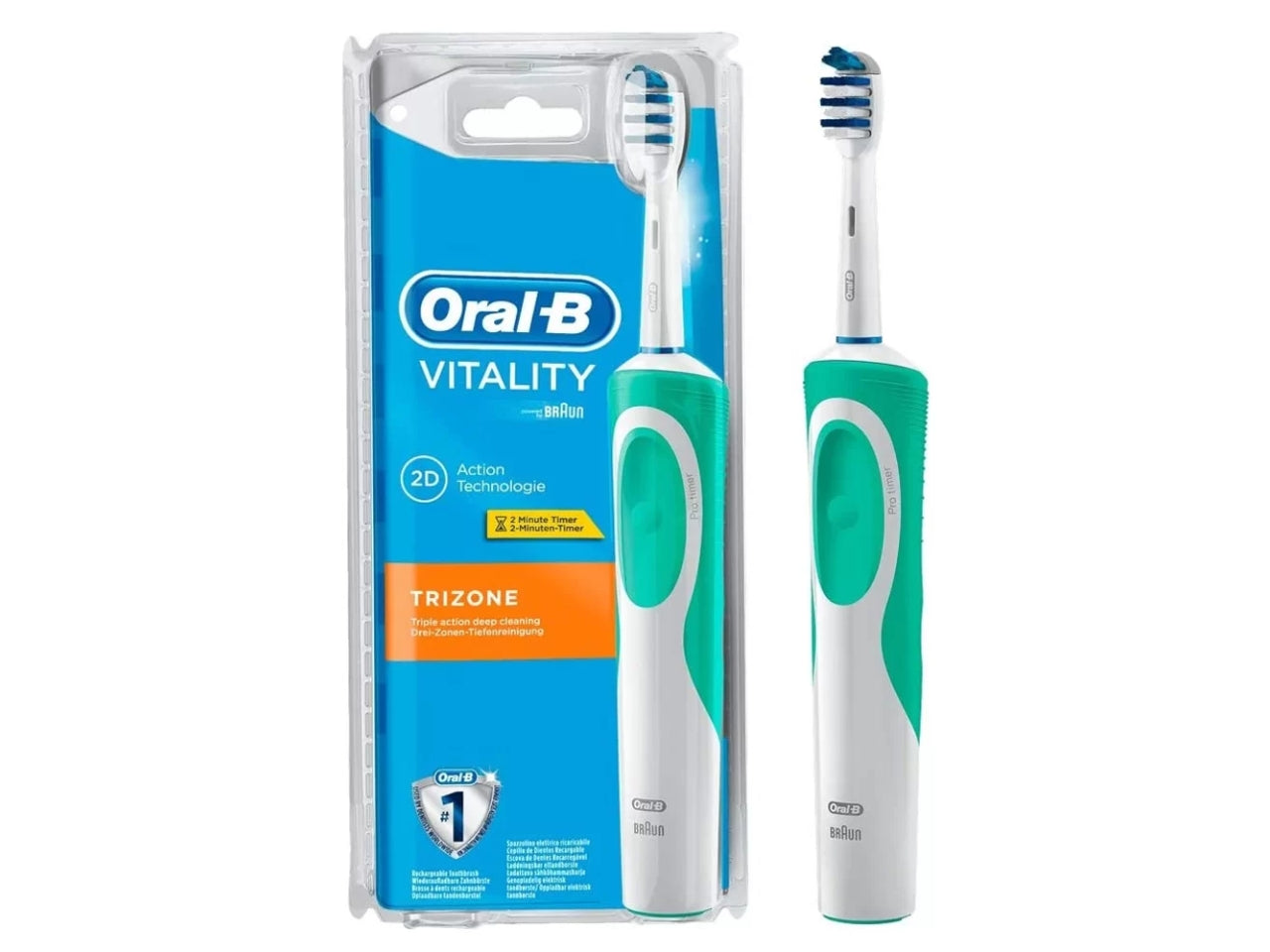 Oral b spazzolino vitality trizone
