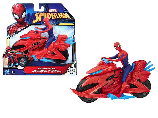 Spiderman 15cm c/moto e3368eu4