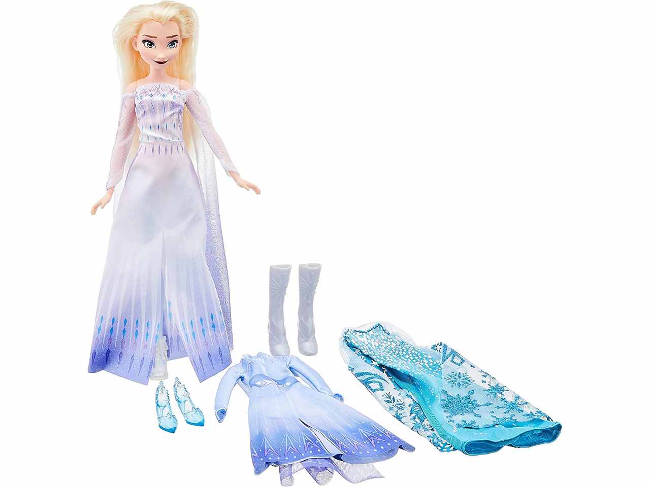 Frozen 2 elsa style set bambola con accessori