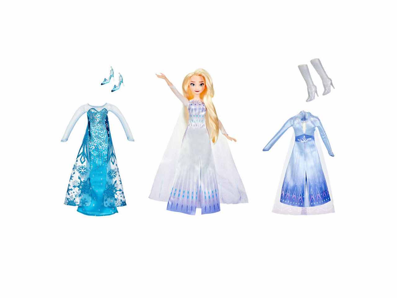 Frozen 2 elsa style set bambola con accessori
