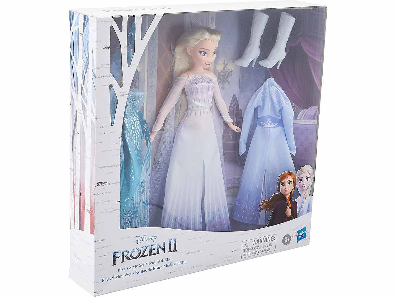 Frozen 2 elsa style set bambola con accessori