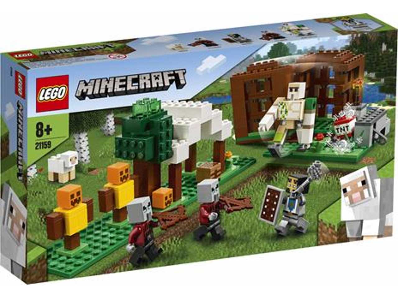 Lego minecraft lavamposto del saccheggiatore.