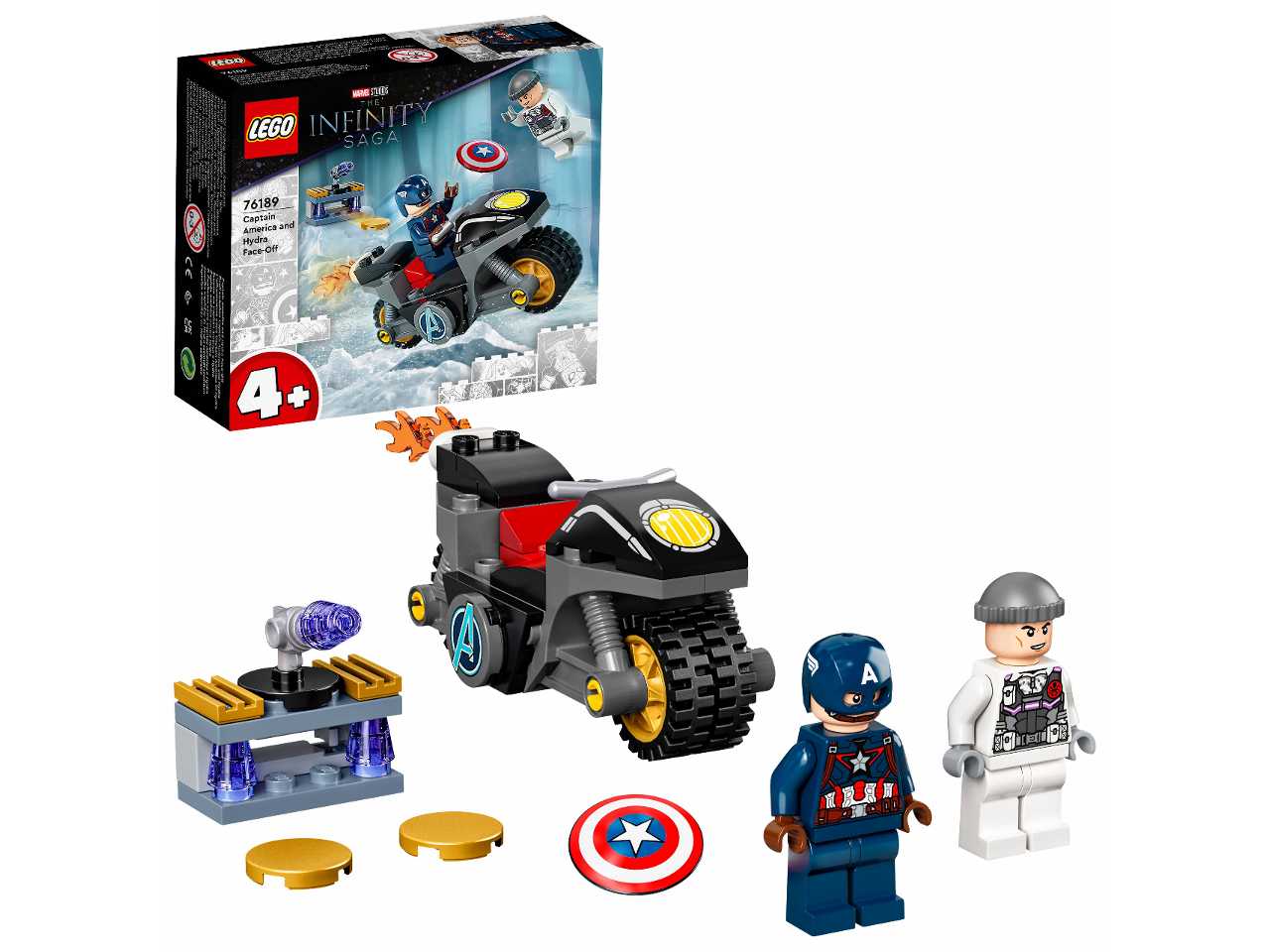 Lego marvel super heroes scontro tra captain america e hydra.