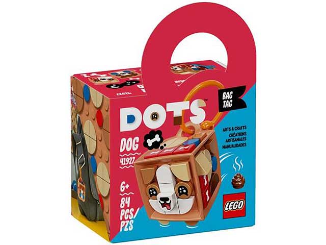 Lego dots bag tag cagnolino 41927